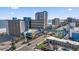 Aerial view of hotels, restaurants, water park, and condos near the beach at 1501 South Ocean Blvd. # 643, Myrtle Beach, SC 29577