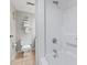 Bright bathroom featuring a shower-tub combo and classic fixtures at 1501 South Ocean Blvd. # 643, Myrtle Beach, SC 29577
