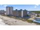 View of multi-story building next to the beach, with access to swimming pools and amenities at 1501 South Ocean Blvd. # 643, Myrtle Beach, SC 29577