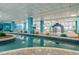 Inviting indoor lazy river featuring clear blue waters and lush greenery, perfect for relaxation and enjoyment at 1501 South Ocean Blvd. # 643, Myrtle Beach, SC 29577