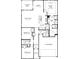 Detailed floor plan showcasing three bedrooms, two bathrooms, kitchen, Gathering room, and two-car garage at 1562 Regal Fern Way, Longs, SC 29568