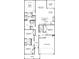 Detailed floor plan showcasing a spacious layout with four bedrooms, three bathrooms, and an open-concept living area at 1566 Regal Fern Way, Longs, SC 29568