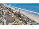 A birdseye view showcases a coastal property near the beach with community charm and ocean proximity at 1611B S Ocean Blvd., Surfside Beach, SC 29575