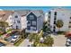 This raised beach house features convenient parking, green lawn and easy beach access at 1611B S Ocean Blvd., Surfside Beach, SC 29575