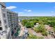Enjoy aerial views of the city and condo pool at 215 77Th Ave. N # 807, Myrtle Beach, SC 29572
