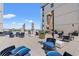 Seating area on rooftop patio with views to the horizon at 215 77Th Ave. N # 807, Myrtle Beach, SC 29572