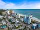 Aerial view of the condo with a beachside location and nearby restaurants at 2300 N Ocean Blvd. # 1430, Myrtle Beach, SC 29577