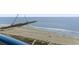 View of beach and pier construction from balcony at 2300 N Ocean Blvd. # 1430, Myrtle Beach, SC 29577