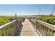 Wooden boardwalk leads to a sandy beach with ocean views at 2406 N Ocean Blvd. # 803, Myrtle Beach, SC 29577