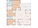 Layout of home's floor plan, showing the primary bedroom, living room, kitchen and other rooms at 255 Tibton Circle, Myrtle Beach, SC 29588