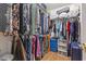 Walk-in closet featuring plenty of hanging space and shelving for storage at 255 Tibton Circle, Myrtle Beach, SC 29588