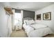 Cozy bedroom featuring a queen bed, neutral tones, and natural light at 352 Magnolia Terrace Dr, Myrtle Beach, SC 29579