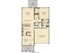 First floor layout featuring an open-concept kitchen, Gathering room, and a two-car garage at 352 Magnolia Terrace Dr, Myrtle Beach, SC 29579