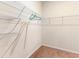 Walk-in closet with wire shelving providing ample storage space for an organized and functional design at 380 Rookroost Circle, Conway, SC 29526