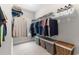 Walk in closet with ample shelving and storage space at 4311 Grovecrest Circle, North Myrtle Beach, SC 29582