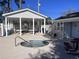 Outdoor pool area includes a gazebo, hot tub, pool rules sign, and picnic tables at 4425 Eastport Blvd. # I-1, Little River, SC 29566