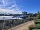 Beautiful waterfront view featuring a home with a dock and serene waters at 4425 Eastport Blvd. # I-1, Little River, SC 29566