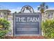 Entrance sign for The Farm at Carolina Forest, an A.D.R. Horton community at 4697 Farm Lake Dr., Myrtle Beach, SC 29579