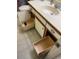 Bathroom vanity with an open drawers at 500 Fairway Village Dr. # 7-C, Myrtle Beach, SC 29588
