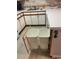 Functional kitchen cabinets with pull-out trash and recycling bins for convenient waste disposal at 500 Fairway Village Dr. # 7-C, Myrtle Beach, SC 29588