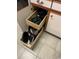 Pull-out storage solution for organized pan and pot storage at 500 Fairway Village Dr. # 7-C, Myrtle Beach, SC 29588