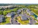 Community aerial shot displaying manicured lawns and convenient parking areas at 5801 Oyster Catcher Dr. # 1621, North Myrtle Beach, SC 29582