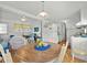 Inviting dining area adjacent to the kitchen and living room, perfect for gatherings at 6001- 1776 S Kings Highway, Myrtle Beach, SC 29575