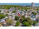 Coastal community aerial view with ocean views and lush green trees throughout the neighborhood at 6001- 5432 S Kings Highway, Myrtle Beach, SC 29575