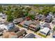 Charming elevated beach homes nestled in a lush, green neighborhood with tree coverage at 6001- 5432 S Kings Highway, Myrtle Beach, SC 29575