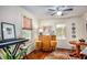 The vintage bar area features hardwood floors, stylish decor, and ample seating at 640 Willowbank Rd., Georgetown, SC 29440