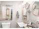 Elegant bathroom with vanity, framed mirrors and decorative fixtures at 640 Willowbank Rd., Georgetown, SC 29440