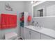 Bright bathroom with a single vanity, stylish decor, and good lighting at 673 Tupelo Ln. # G, Longs, SC 29568