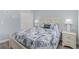 Comfortable bedroom with beach themed decor and luxury vinyl plank flooring throughout at 673 Tupelo Ln. # G, Longs, SC 29568