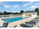 Outdoor pool with lounge chairs and clear blue skies at 673 Tupelo Ln. # G, Longs, SC 29568