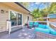 Comfortable back deck is a great place to relax and enjoy the outdoors at 6864 Woodhaven Dr., Myrtle Beach, SC 29588