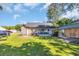 Spacious backyard with deck, shed, and plenty of green space at 6864 Woodhaven Dr., Myrtle Beach, SC 29588