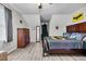 Bedroom with a Batman-themed bedspread, wood flooring, and sloped ceilings at 6864 Woodhaven Dr., Myrtle Beach, SC 29588