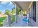 Relaxing covered front porch with comfortable rocking chairs and serene views of the neighborhood at 6864 Woodhaven Dr., Myrtle Beach, SC 29588