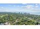 Scenic aerial view of a neighborhood, highlighting the proximity to both lush greenery and the ocean at 709 Yucca Ave., Myrtle Beach, SC 29577