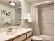 Clean and well-maintained bathroom with a shower, vanity, and plenty of storage space at 7100 N Ocean Blvd. # 621, Myrtle Beach, SC 29572