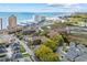 Breathtaking aerial view showcasing a beautiful coastline with buildings and lush landscapes at 9501 Shore Dr. # C-328, Myrtle Beach, SC 29572