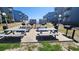 Outdoor picnic area with several picnic tables and charcoal grills, set on a concrete pad at 9540 Shore Dr. # 1N, Myrtle Beach, SC 29572