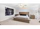 Comfortable bedroom with wood accents, ceiling fan, and bright light at 1015 Saltgrass Way, Myrtle Beach, SC 29588