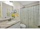 Bathroom featuring a single vanity with white cabinets and granite countertops at 113 Edwards Ln., Longs, SC 29568