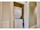 Practical laundry area with a stacked washer and dryer unit at 116 Cypress Point Ct. # 302, Myrtle Beach, SC 29579