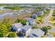 Picturesque aerial view of a coastal home with stunning marsh views at 118 Seaside St., Holden Beach, NC 28462