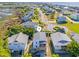 Aerial view of a charming home near the beach and marshlands, showcasing coastal living at 118 Seaside St., Holden Beach, NC 28462