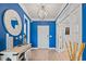 Bright entryway with hardwood floors, decorative table, and a stylish light fixture at 1211 Arezzo Ave., Myrtle Beach, SC 29572