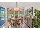 Breakfast nook with bay windows, views, wood table and a built-in buffet at 127 Emerald Rush Ct., Longs, SC 29568