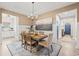 Well-appointed dining room featuring stylish decor, wooden table, and a cozy atmosphere at 127 Emerald Rush Ct., Longs, SC 29568